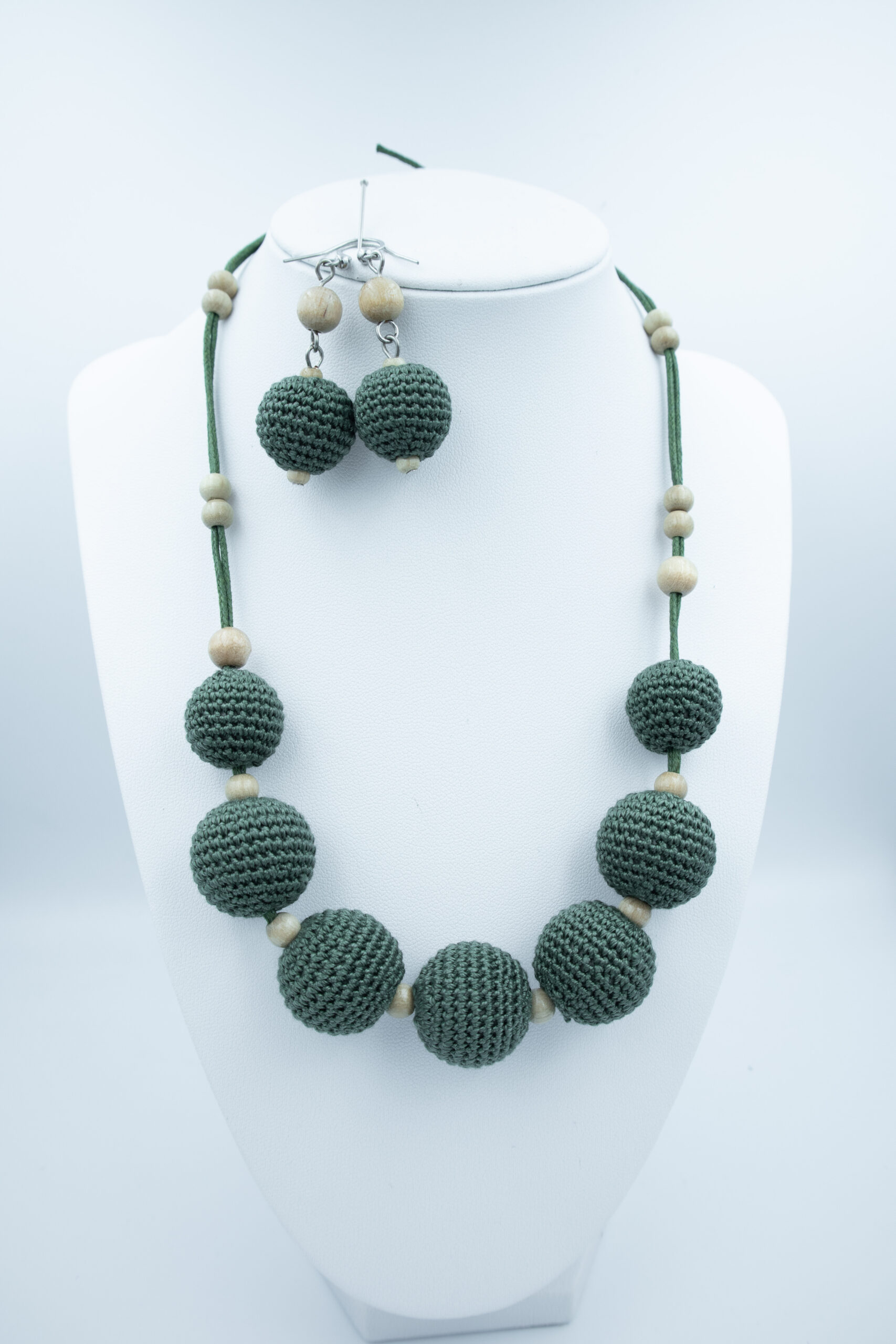 7 bogyós khaki zöld szett